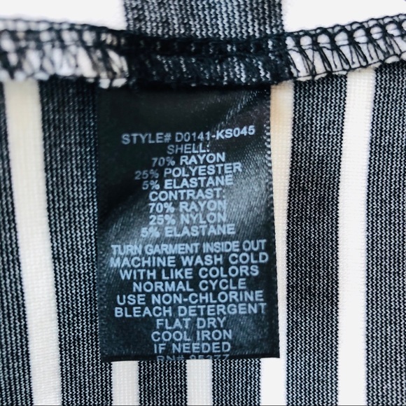Sanctuary Clothing Dress Black White Stripe size S - Picture 4 of 7